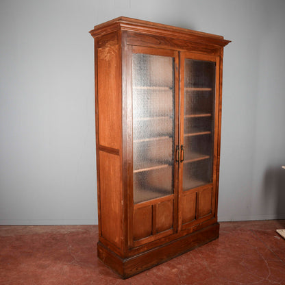 Libreria vetrina due ante epoca inizio XX secolo