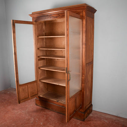 Libreria vetrina due ante epoca inizio XX secolo