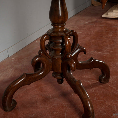 Tavolo tavolino in legno di ciliegio Carlo X 1850