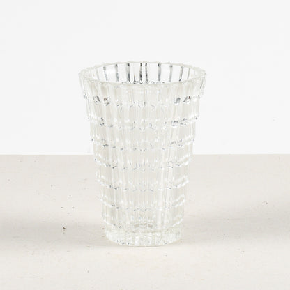 vaso in vetro istoriato stile liberty