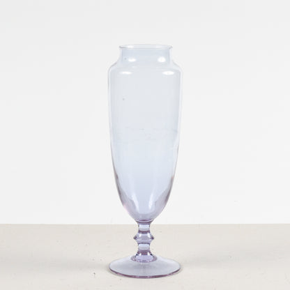 Vaso in vetro lavorato a mano