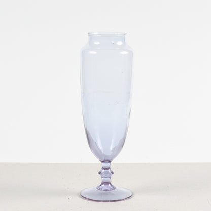 Vaso in vetro lavorato a mano