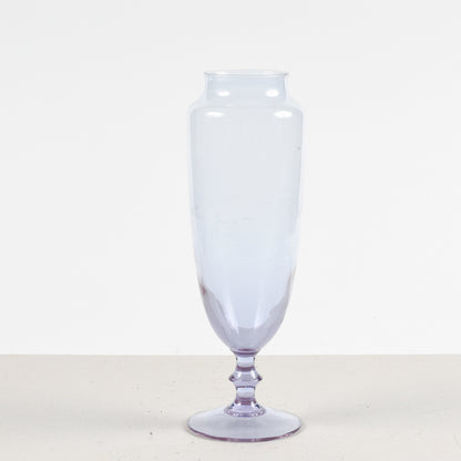Vaso in vetro lavorato a mano