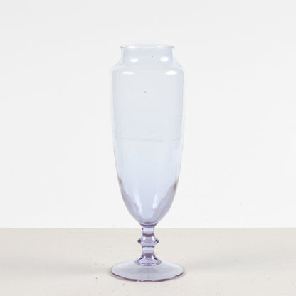 Vaso in vetro lavorato a mano