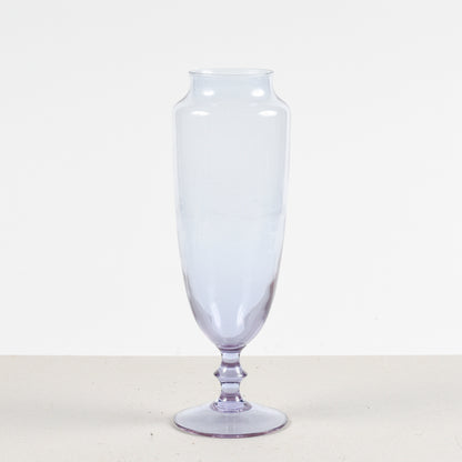 Vaso in vetro lavorato a mano
