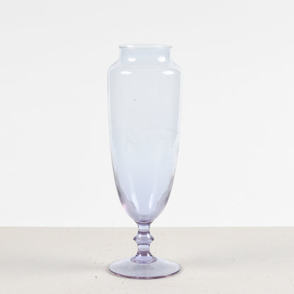 Vaso in vetro lavorato a mano