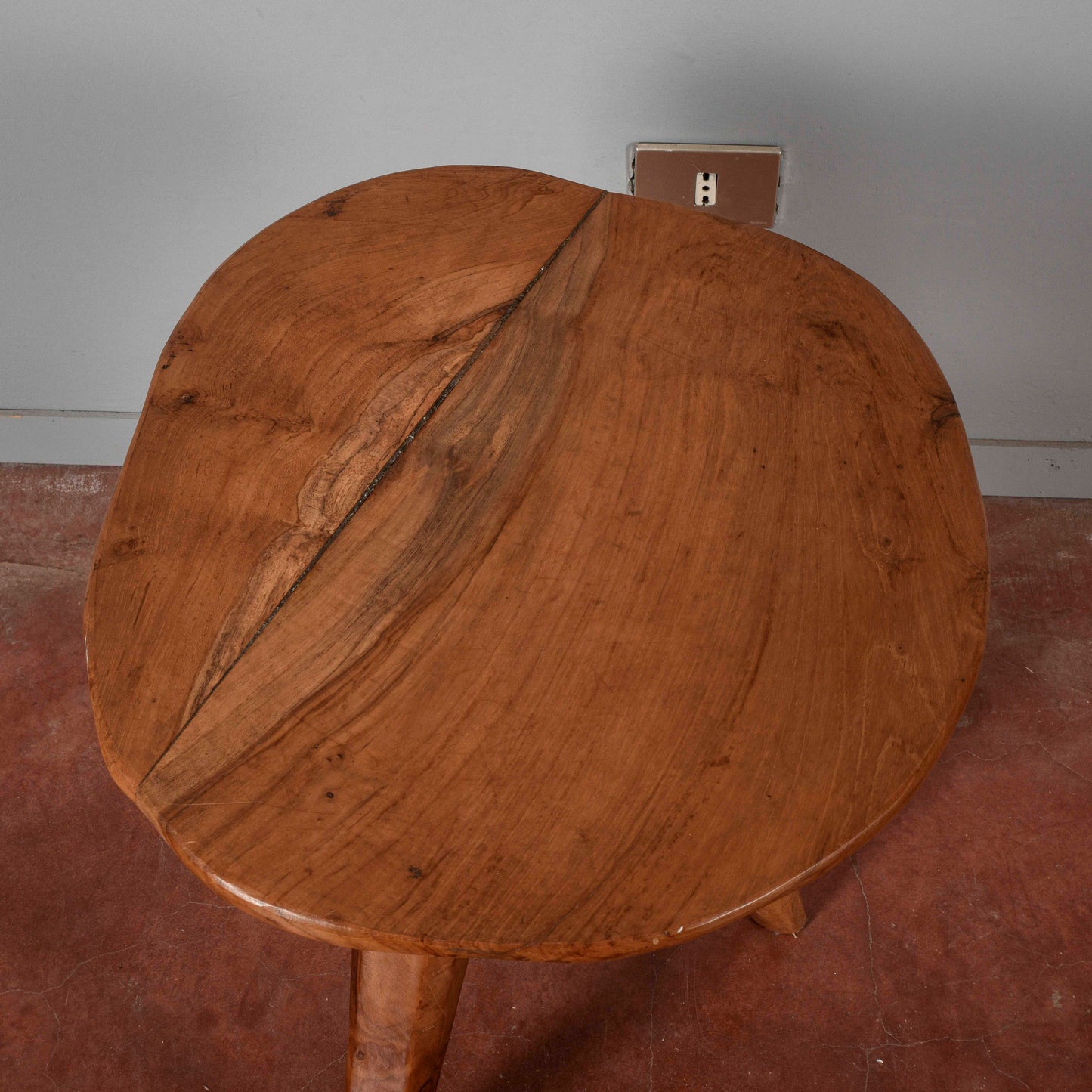 Tavolino in legno massetto stile rustico