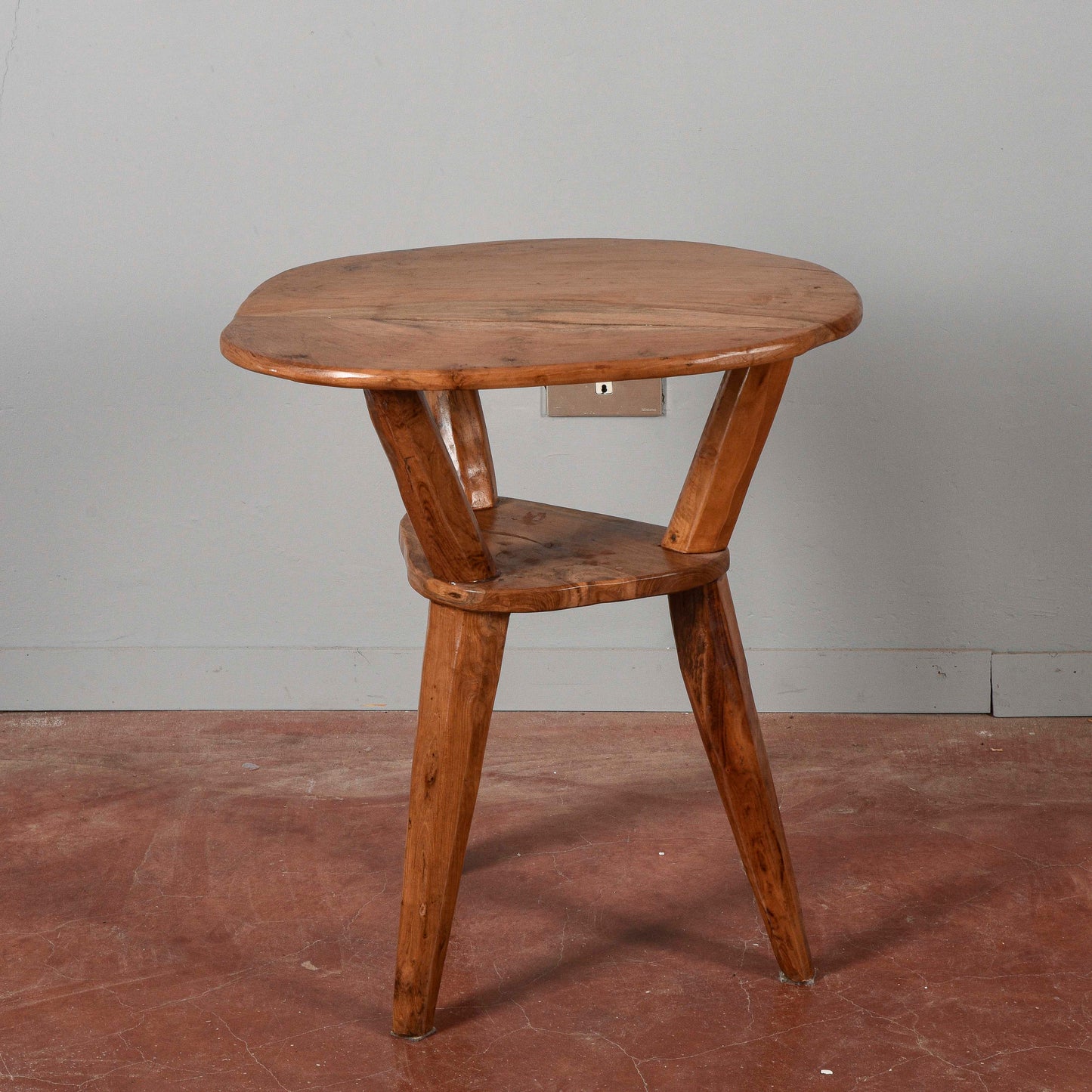Tavolino in legno massetto stile rustico