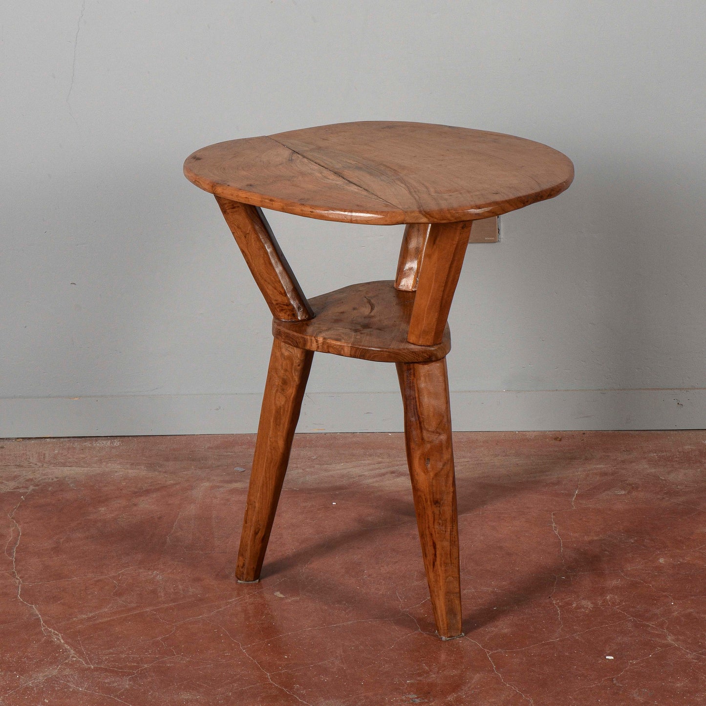 Tavolino in legno massetto stile rustico