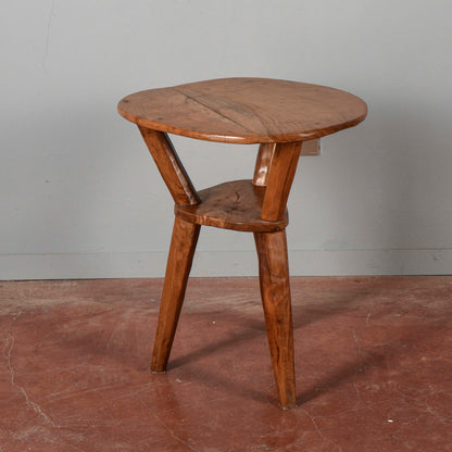 Tavolino in legno massetto stile rustico