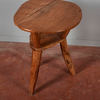 Tavolino in legno massetto stile rustico