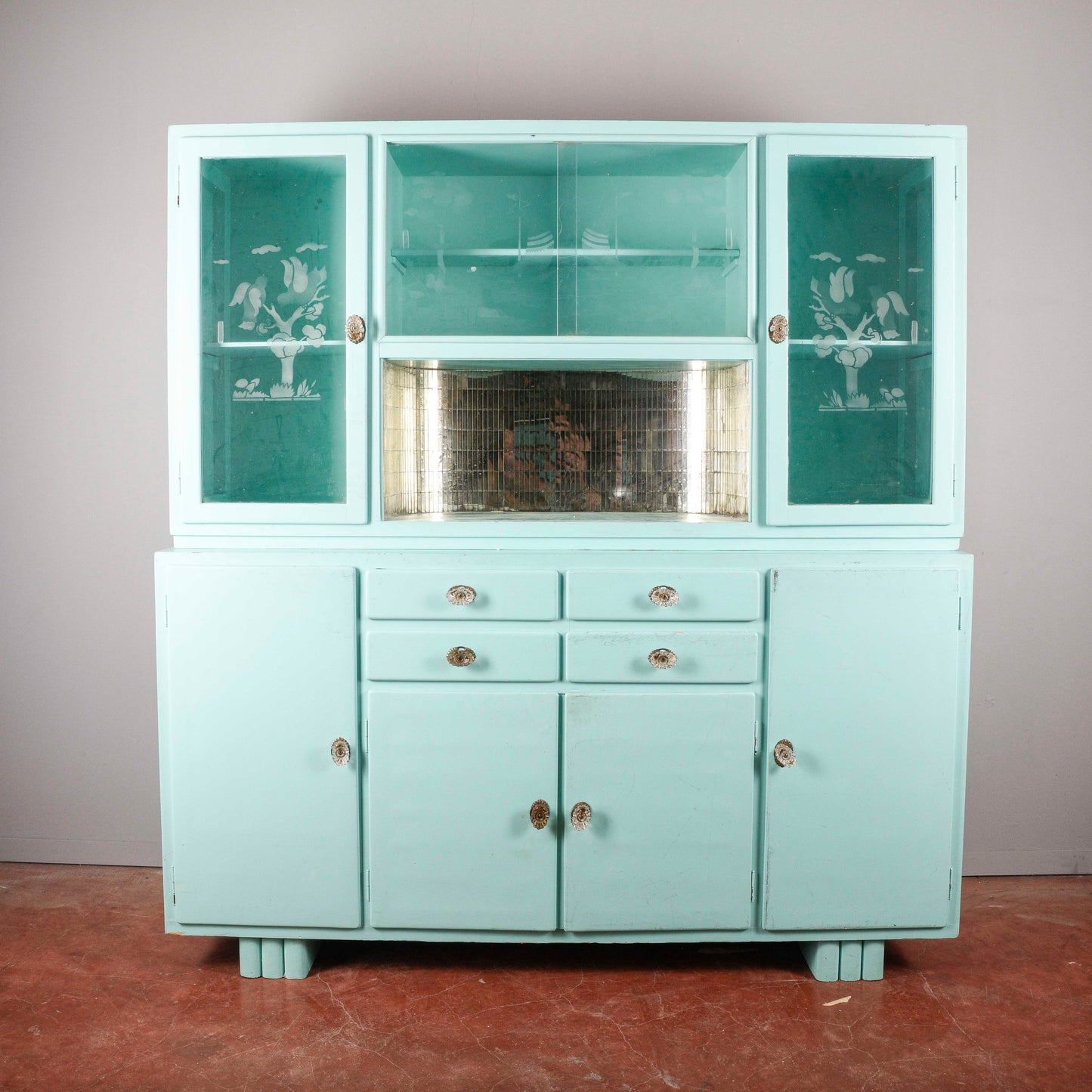 Mobile credenza cucina anni 50 verniciata mid century