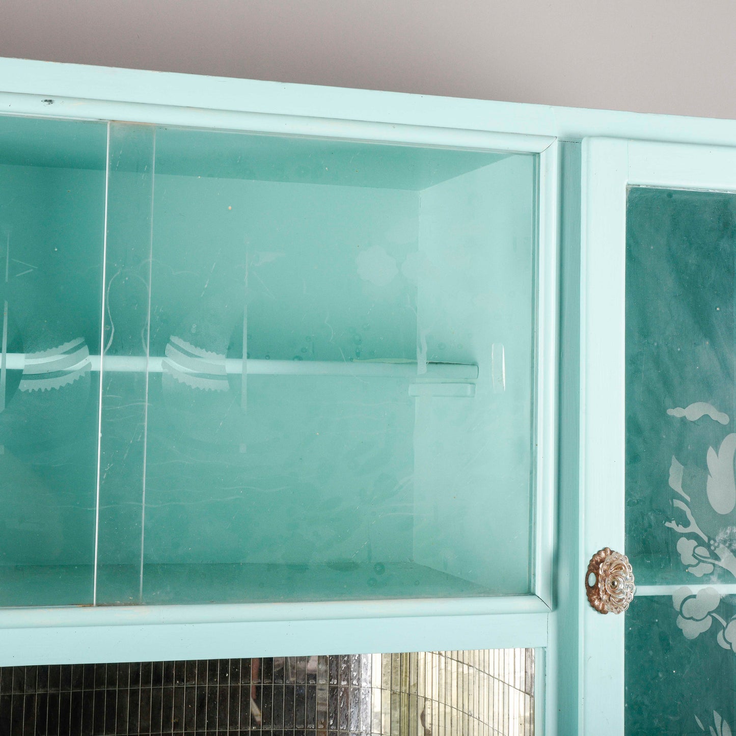 Mobile credenza cucina anni 50 verniciata mid century