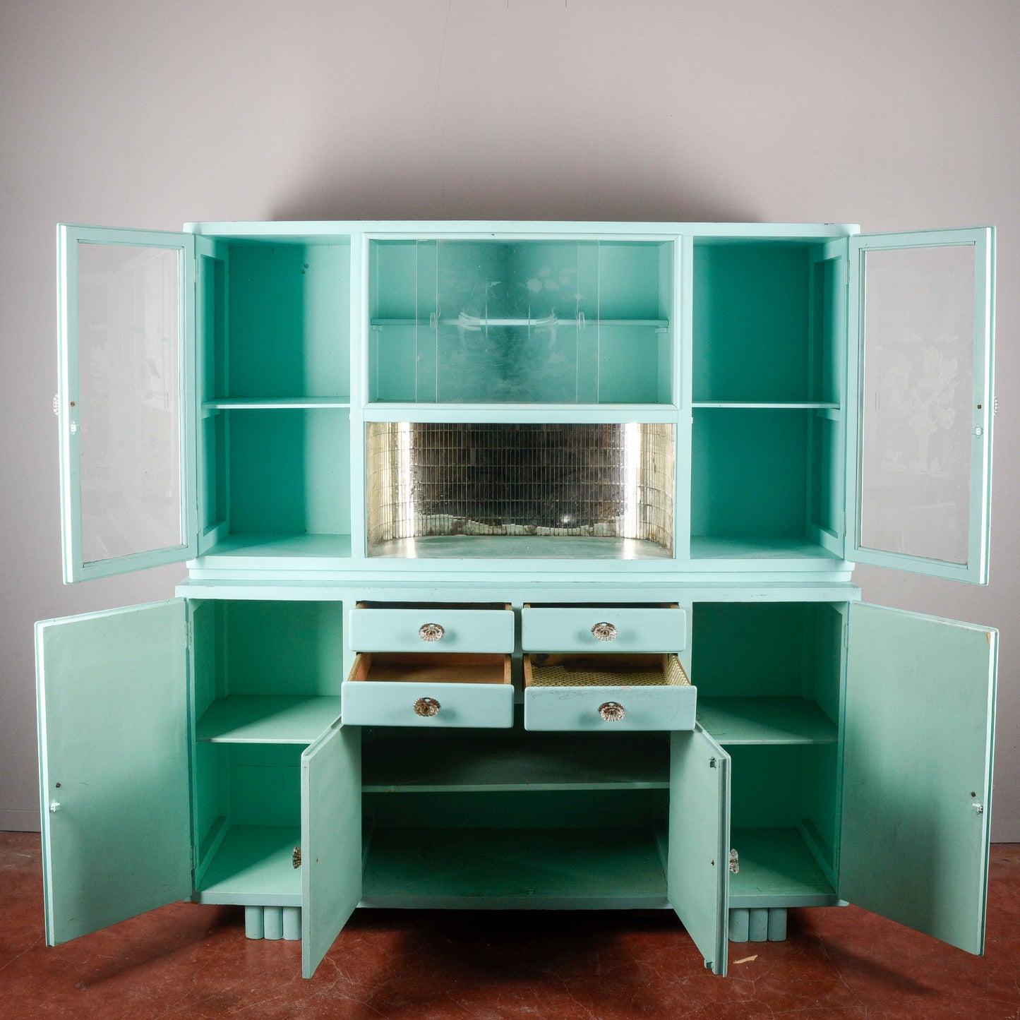 Mobile credenza cucina anni 50 verniciata mid century
