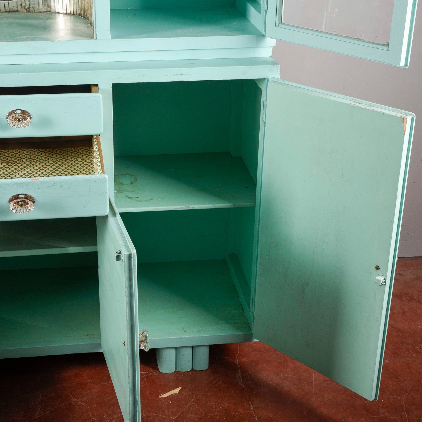 Mobile credenza cucina anni 50 verniciata mid century