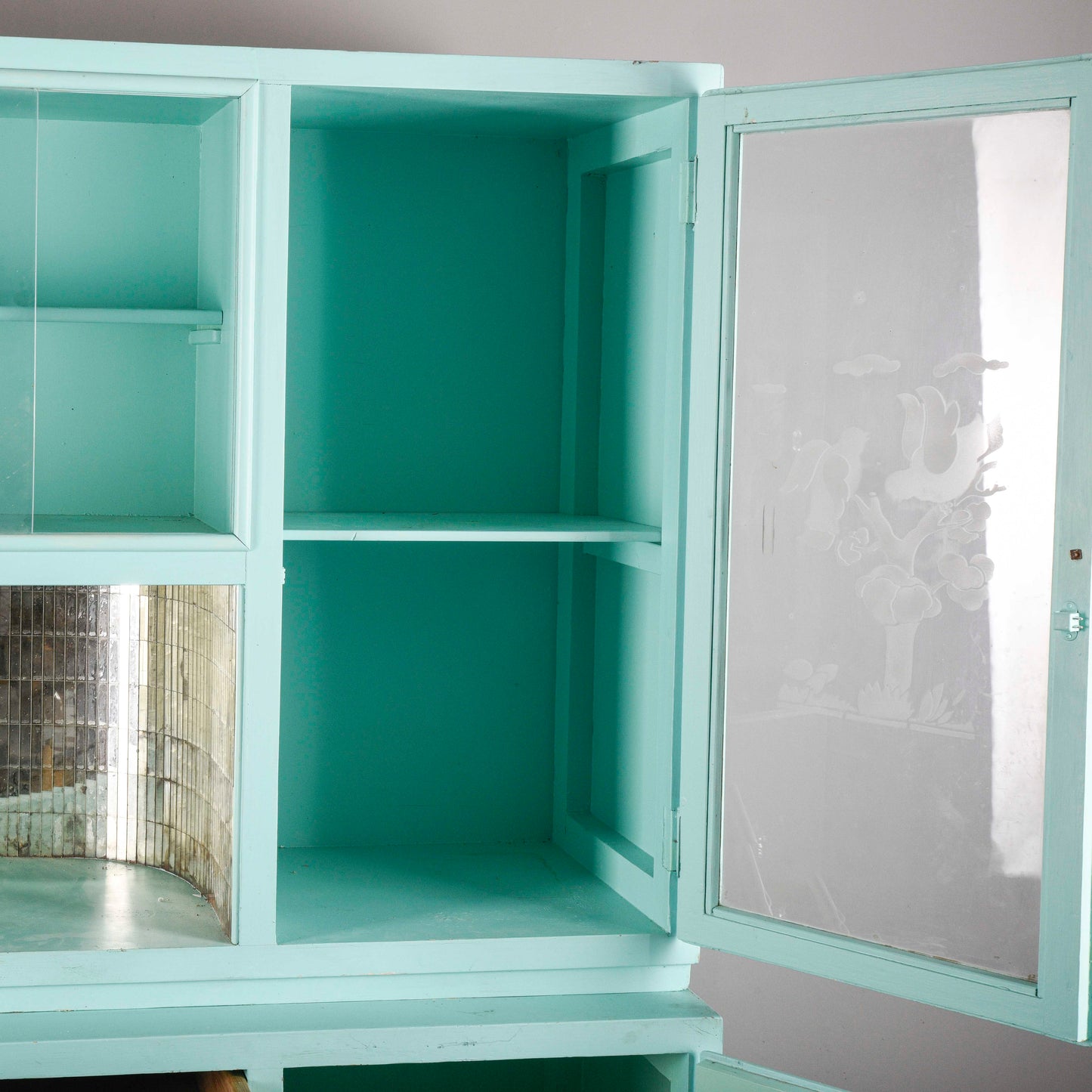 Mobile credenza cucina anni 50 verniciata mid century