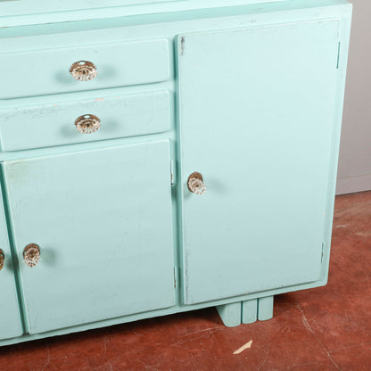 Mobile credenza cucina anni 50 verniciata mid century