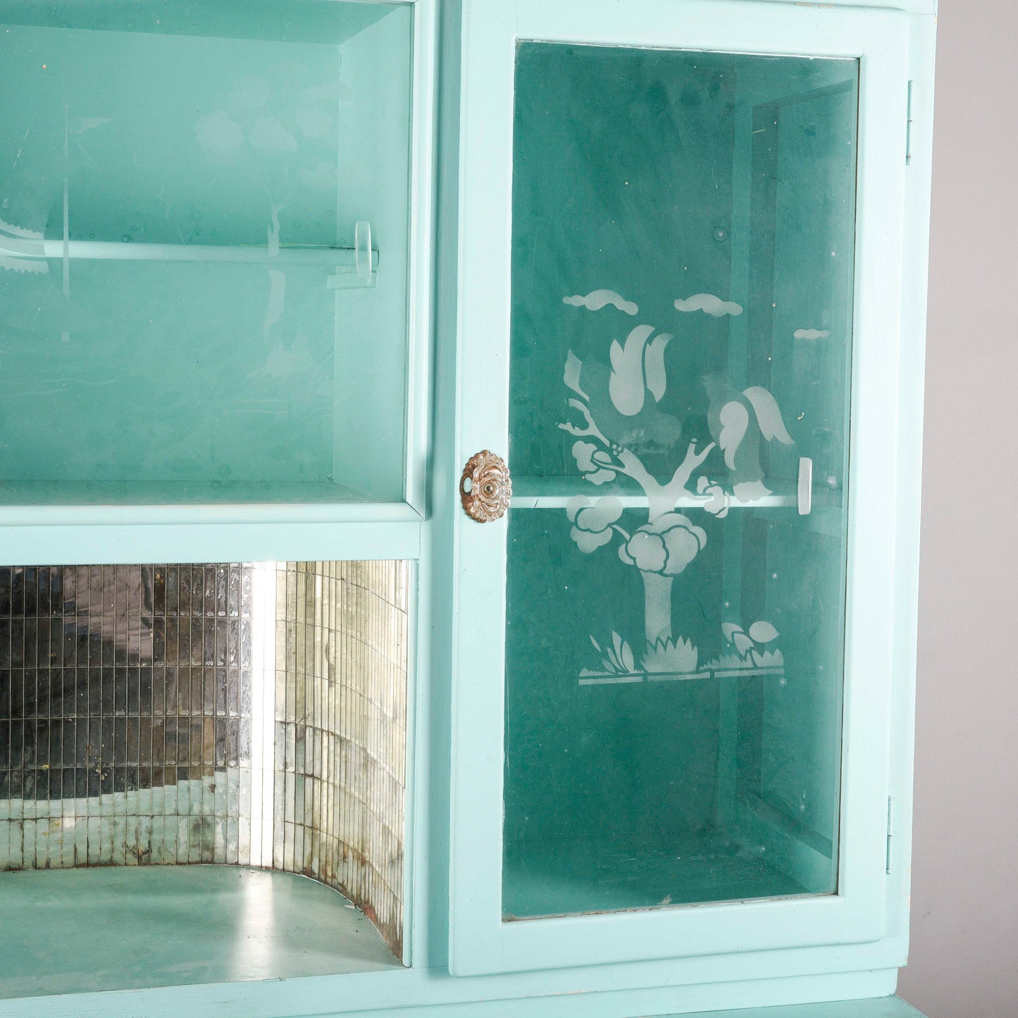 Mobile credenza cucina anni 50 verniciata mid century