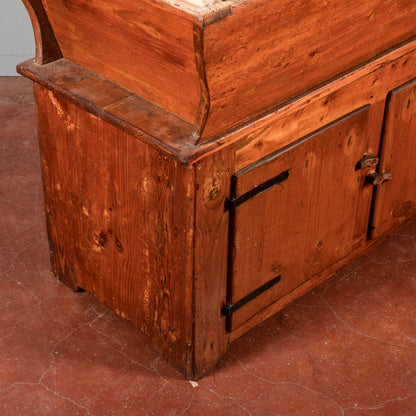 Madia in abete svasata epoca fine XIX secolo