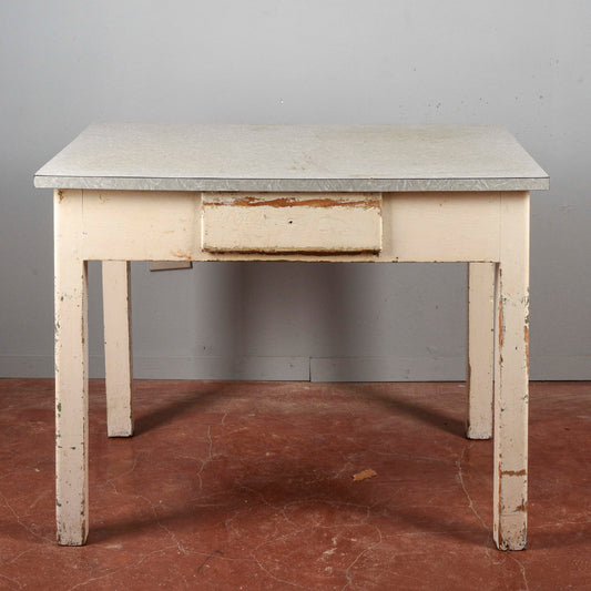 Tavolo da cucina anni 50 con piano in formica