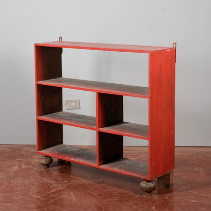 Libreria etagere abete massello XX secolo