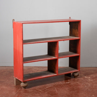 Libreria etagere abete massello XX secolo