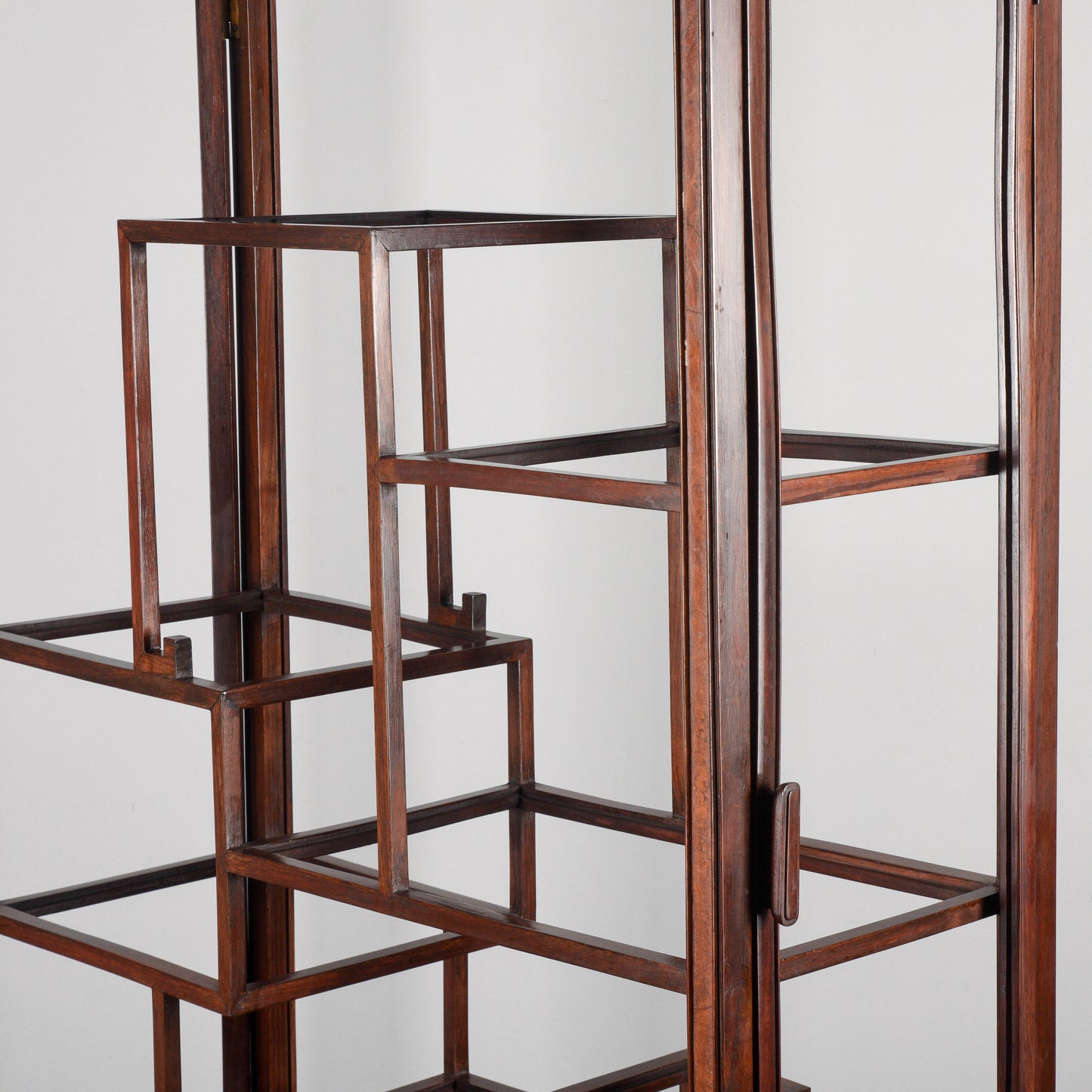 Credenza libreria vetrina teca orientale Art Nouveau