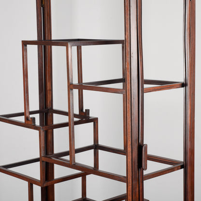 Credenza libreria vetrina teca orientale Art Nouveau