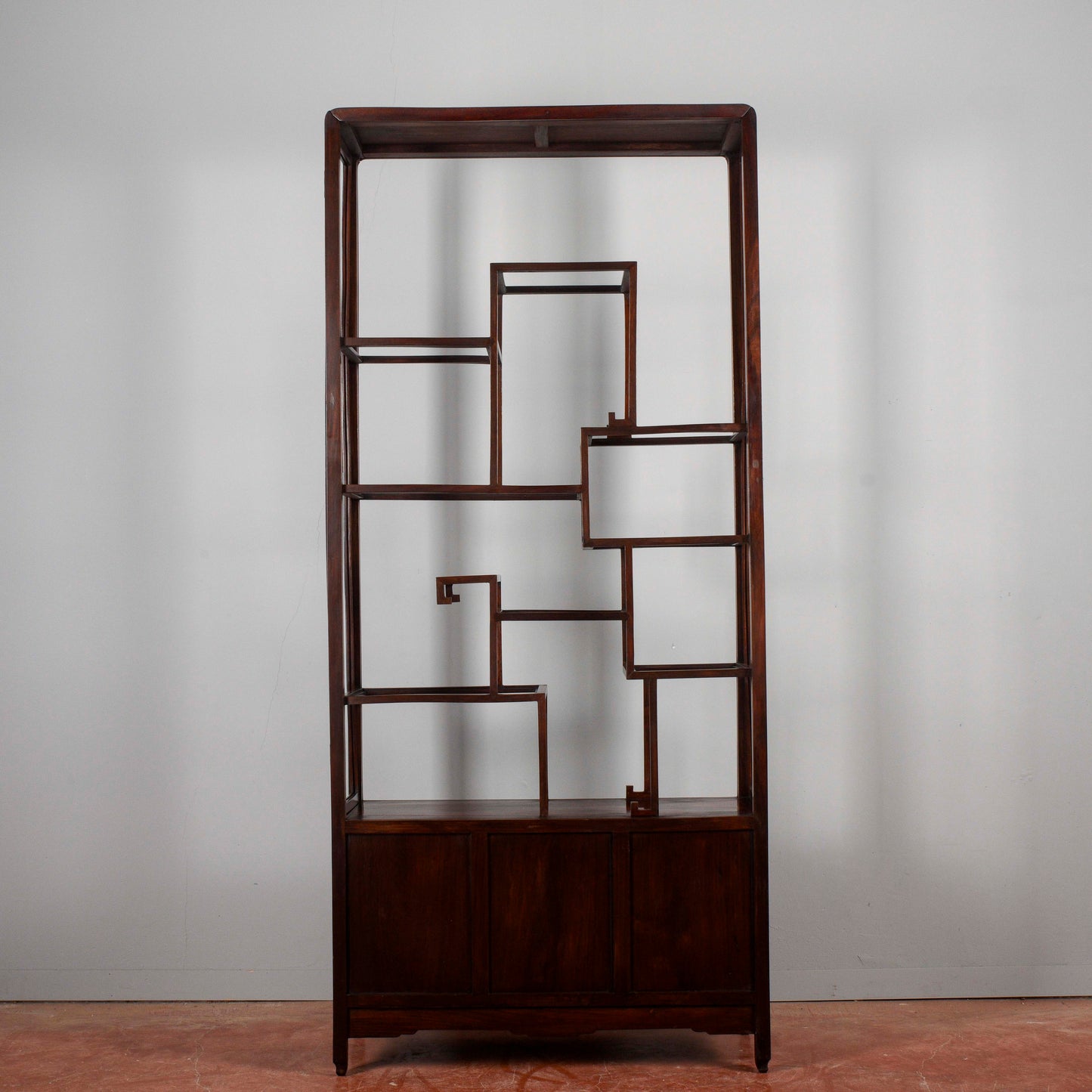 Credenza libreria vetrina teca orientale Art Nouveau