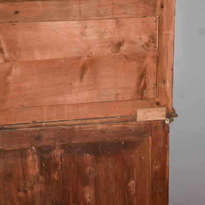 Credenza con piattaia in abete epoca fine XIX secolo