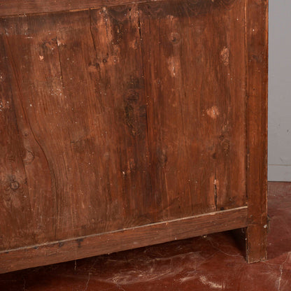 Credenza con piattaia in abete epoca fine XIX secolo