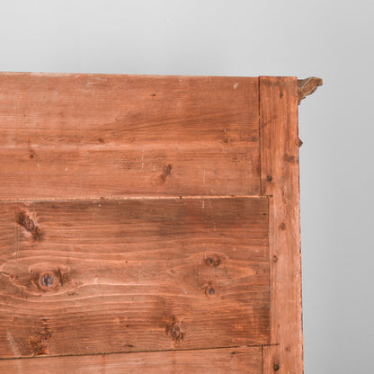 Credenza con piattaia in abete epoca fine XIX secolo
