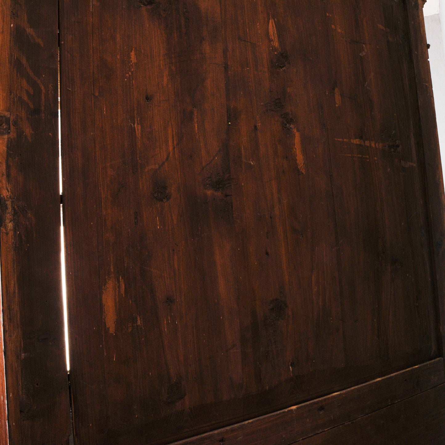 Credenza doppio corpo fine XIX secolo