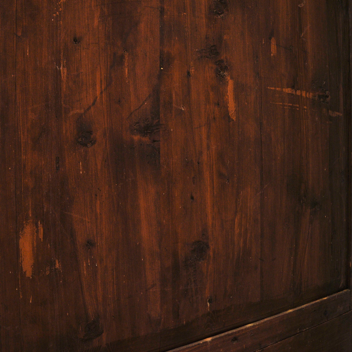 Credenza doppio corpo fine XIX secolo