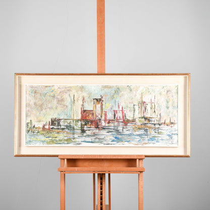 Quadro dipinto 1962 firmato Zauli Paolo