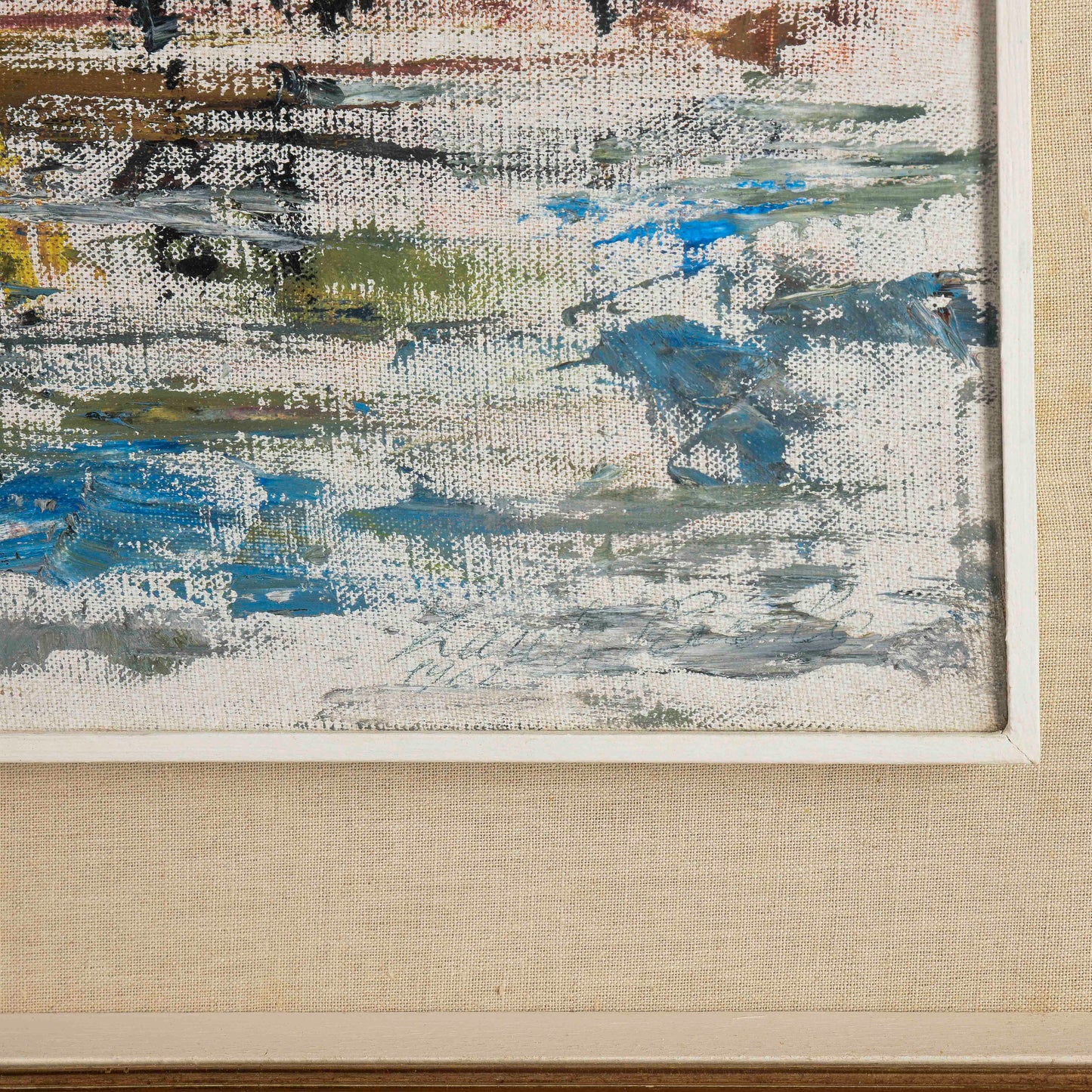 Quadro dipinto 1962 firmato Zauli Paolo