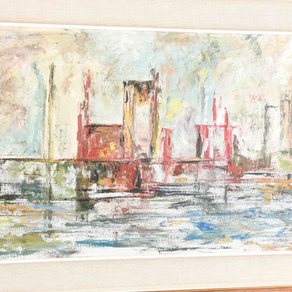Quadro dipinto 1962 firmato Zauli Paolo