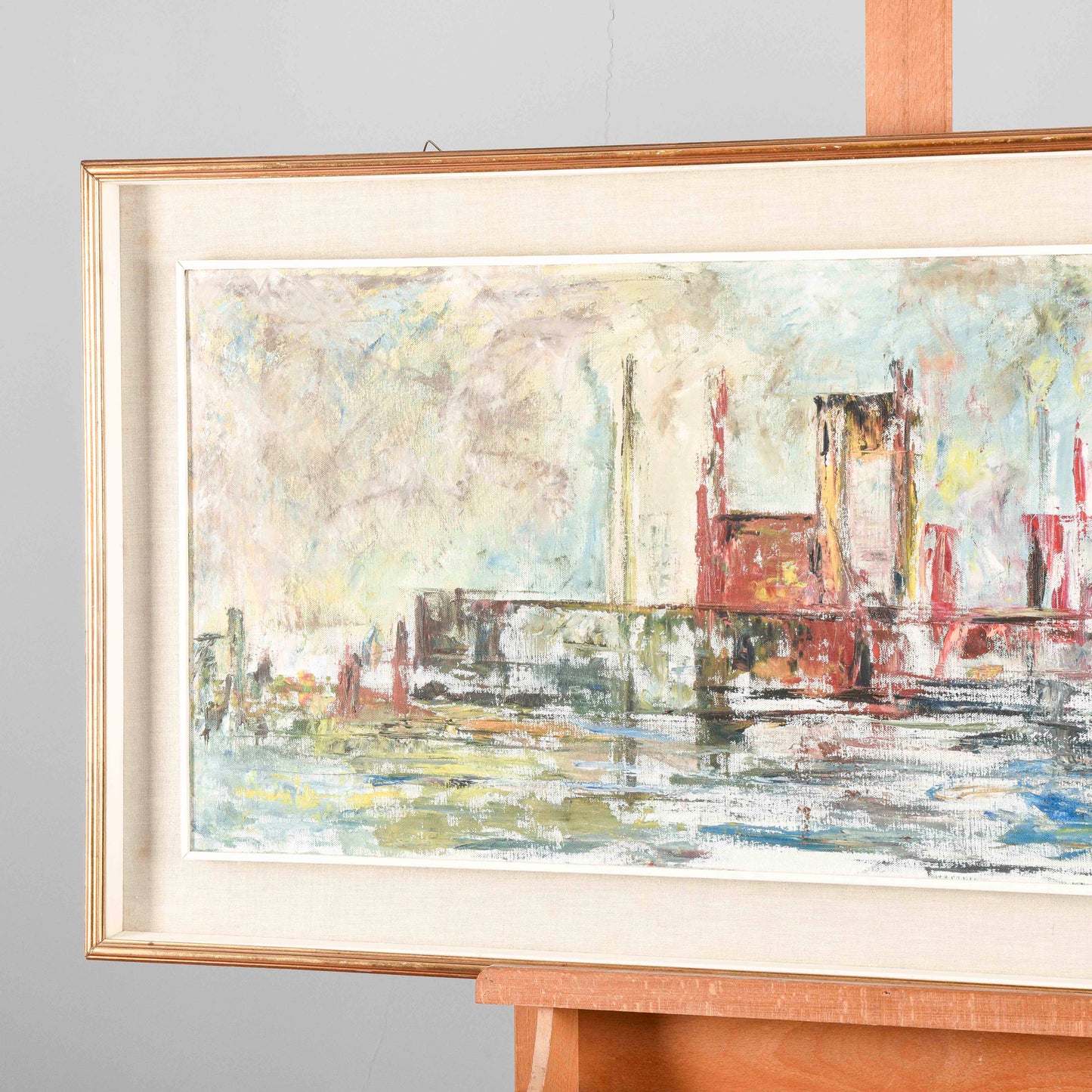 Quadro dipinto 1962 firmato Zauli Paolo