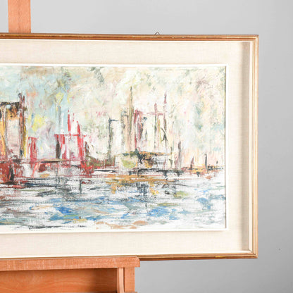 Quadro dipinto 1962 firmato Zauli Paolo