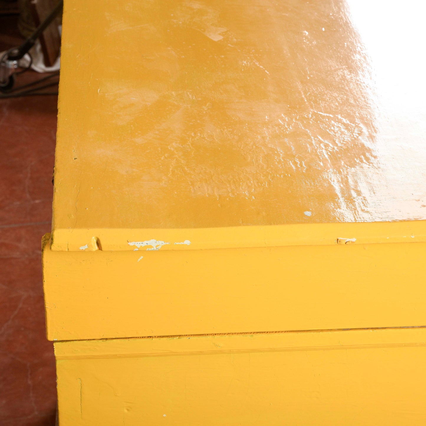 Madia credenza epoca fine XIX secolo in abete bicolore