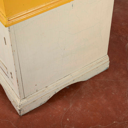 Madia credenza epoca fine XIX secolo in abete bicolore