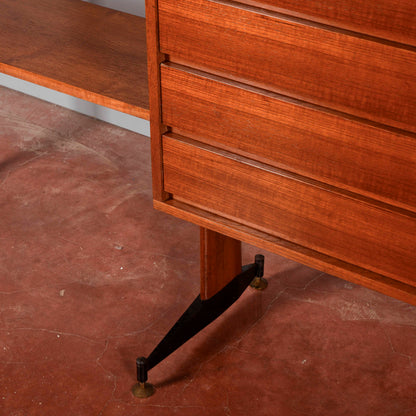 Libreria credenza svedese a giorno vintage