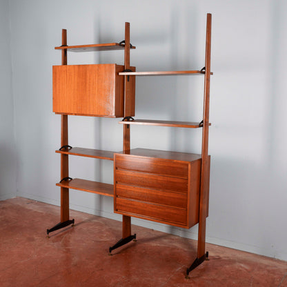 Libreria credenza svedese a giorno vintage