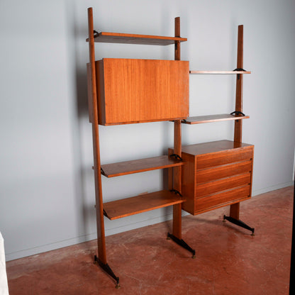 Libreria credenza svedese a giorno vintage