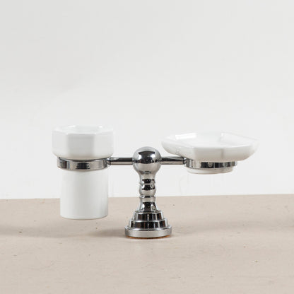 set da bagno porta spazzolini e porta sapone