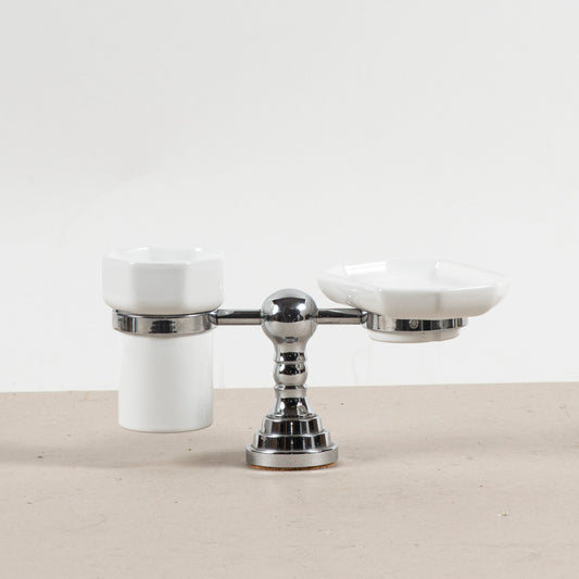 set da bagno porta spazzolini e porta sapone