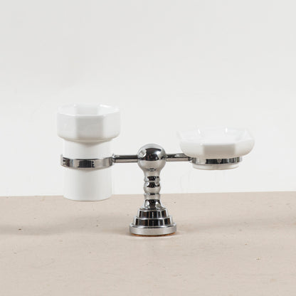 set da bagno porta spazzolini e porta sapone
