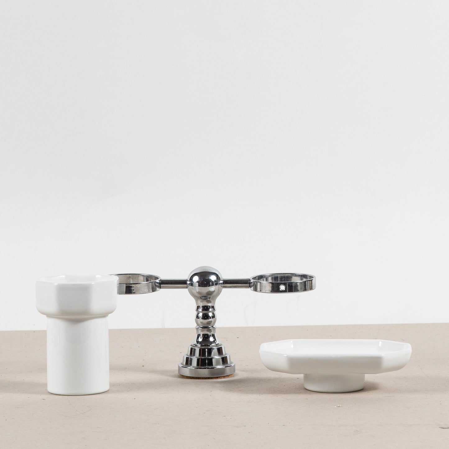 set da bagno porta spazzolini e porta sapone