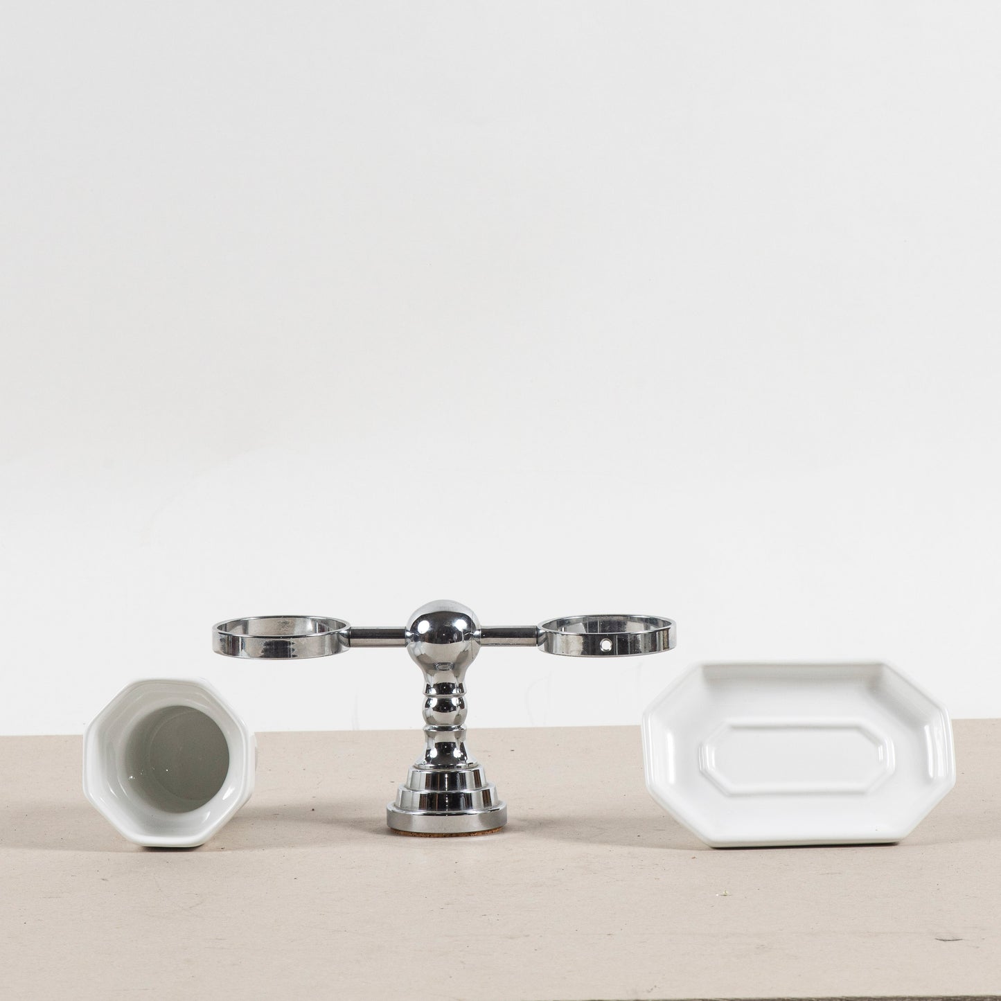 set da bagno porta spazzolini e porta sapone