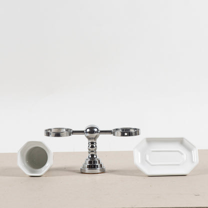 set da bagno porta spazzolini e porta sapone